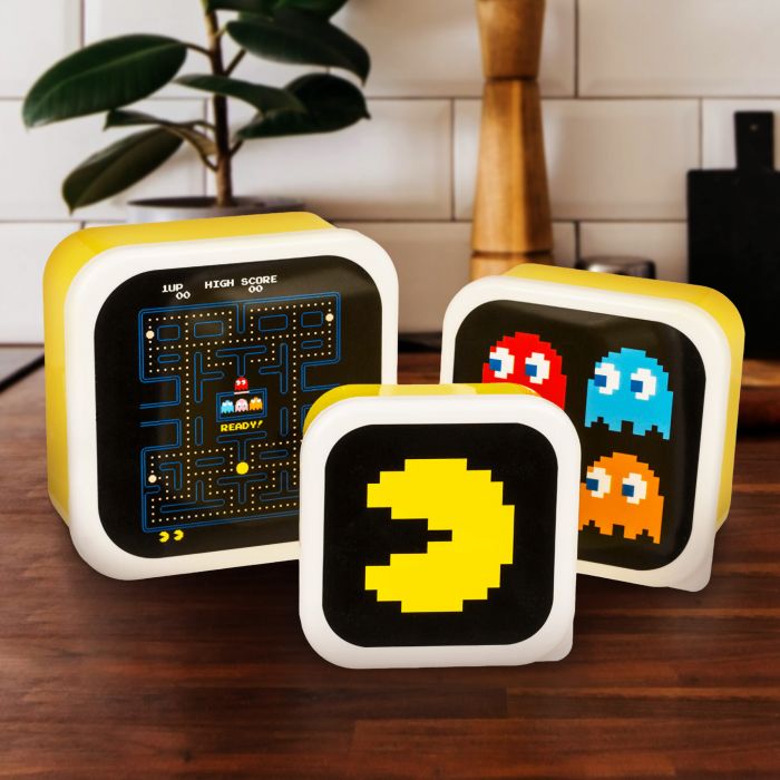 Pac-Man Brotdosen - 3er Set