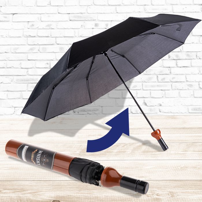 Regenschirm - Whiskyflasche