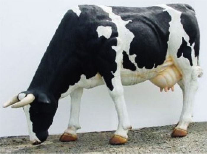 Vache de taille réelle - Décoration de jardin cool