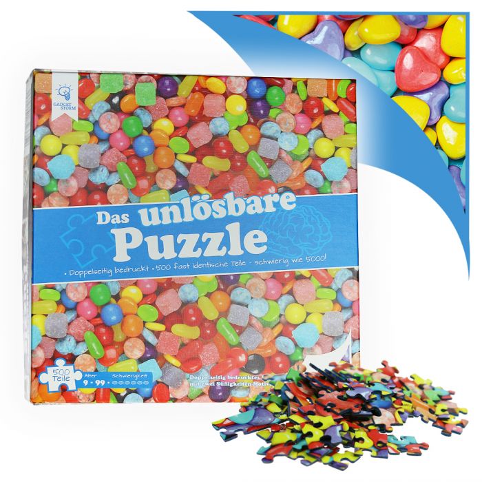 Das unlösbare Puzzle - Süßigkeiten