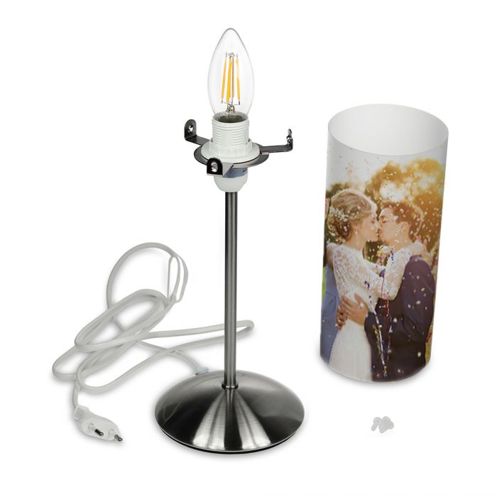 Design Fotolampe zur Hochzeit - personalisiert