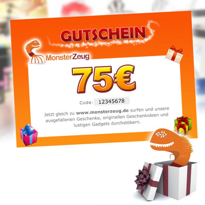 Geschenk Gutschein 75 Euro