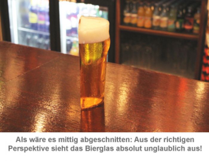 Halbes Bier - Half Pint Bierglas