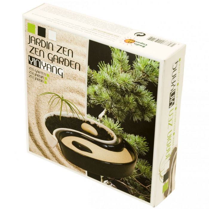 Mini Zen-Garten Ying Yang - puristisch und edel