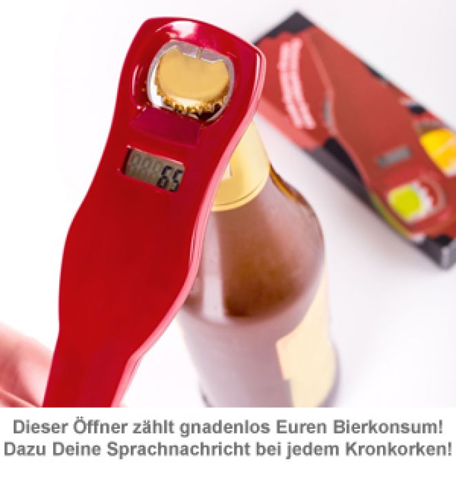 Hammer mit integriertem Flaschenöffner Bieröffner 