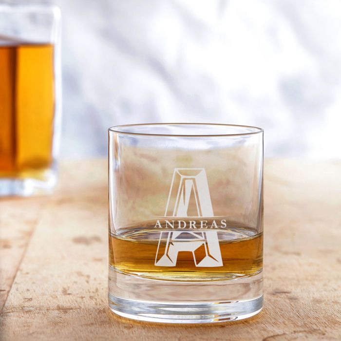 Personalisiertes Whiskyglas - Initialen