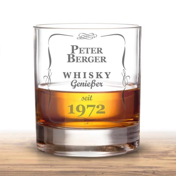 Personalisiertes Whiskyglas - Klassisch