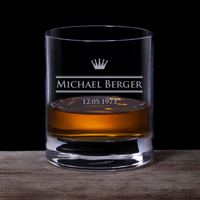 Personalisiertes Whiskyglas - Royal