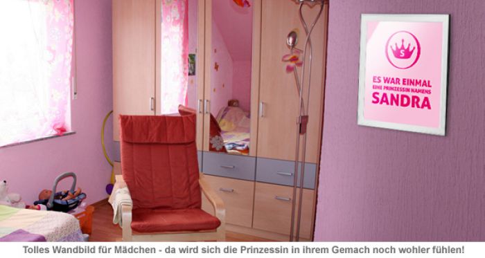 Prinzessinnen Kinderzimmer - bucherregal