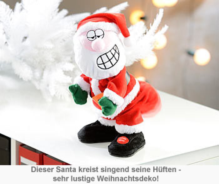 Weihnachtsmann Singend Und Twerkend