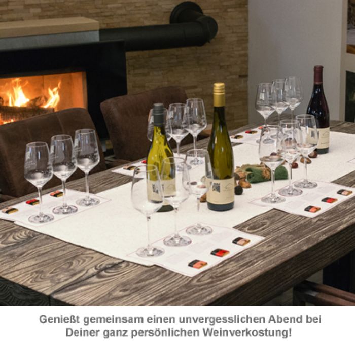 Deine Weinprobe Zu Hause Set Mit Wein Und Schokolade