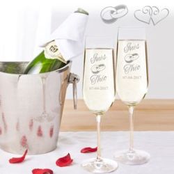 Fl�tes � champagne � Mariage