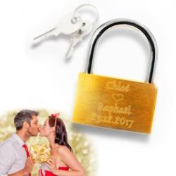 Cadenas d�amour personnalis� � confiance 