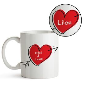Cur dAmour  tasse personnalise