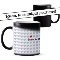 Tasse personnalis�e - 1000 coeurs