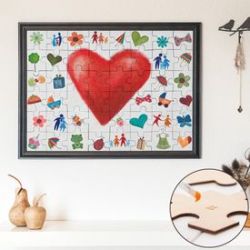 Puzzle mariage � peindre