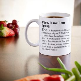 Personalisierte Tasse - Definition Weltbester Papa