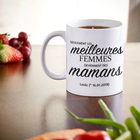 Tasse personnalis�e - Promotion au grade de maman