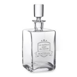 Carafe � whisky deluxe - Meilleur papa