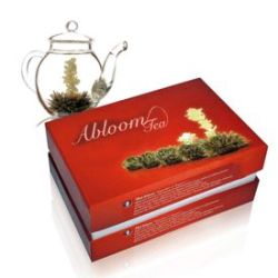 Coffret de 6 fleurs de th� - Th� blanc