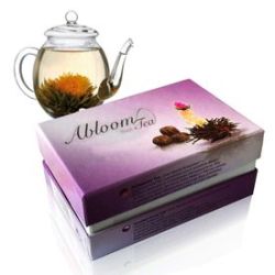 Coffret de 6 fleurs de th� - Th� noir