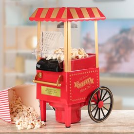 Machine  popcorn rtro avec chariot