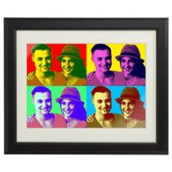 Tableau personnalis� pour couples � Pop Art 