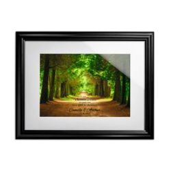 Tableau printanier chemin parcouru ensemble - personnalis�