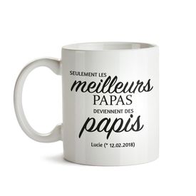 Tasse personnalise - Promotion au grade de papi