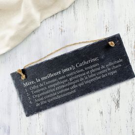 Ardoise avec gravure � d�finition meilleure maman