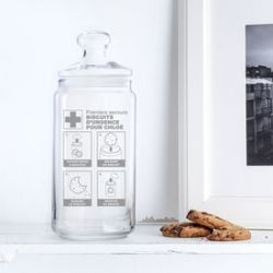 Bo�te � biscuits avec gravure - Biscuits d'urgence
