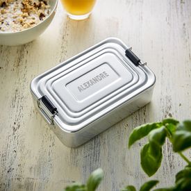 Gravierte Lunchbox - quadratisch