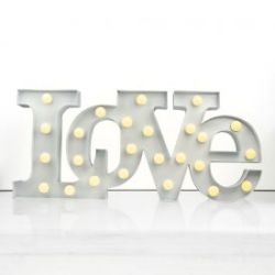 Lampe LED vintage - Love