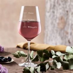 Verre � vin avec gravure - Woohoo