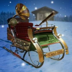 Tra�neau original du P�re No�l