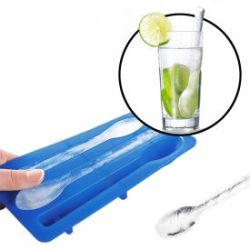 Moule � gla�ons en silicone pour cuill�res de glace