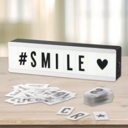 Mini bo�te lumineuse avec lettres - Lightbox