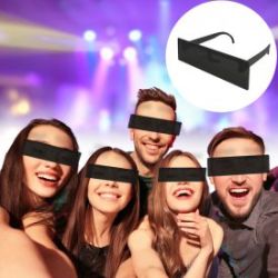 Lunettes de censure - Barre de censure noire