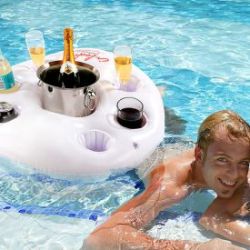 Support gonflable pour boissons 