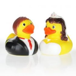 2 canards de bain � mari�s