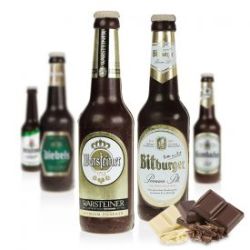 Bouteille de bi�re en chocolat
