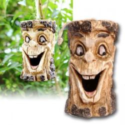 Mangeoire d�oiseaux souriant 