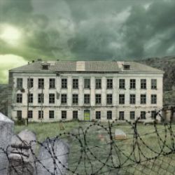 Ancienne clinique psychiatrique comme maison de campagne 