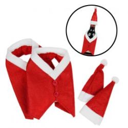 Costume de bouteille p�re no�l � Set de 2 