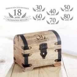 Coffre au tr�sor pour l'anniversaire