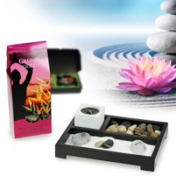 Coffret cadeau jardin zen et m�lange de th�