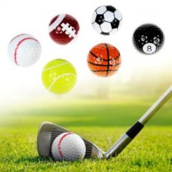 Balles de golf - Motifs sportifs