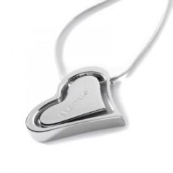Collier c�ur avec gravure 