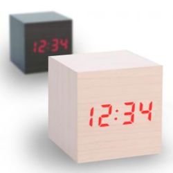 Horloge Cube En Bois 