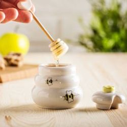 Pot de miel abeille